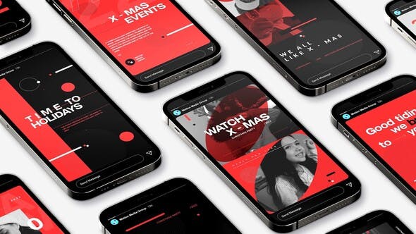 Videohive Christmas Urban Stories 35071255