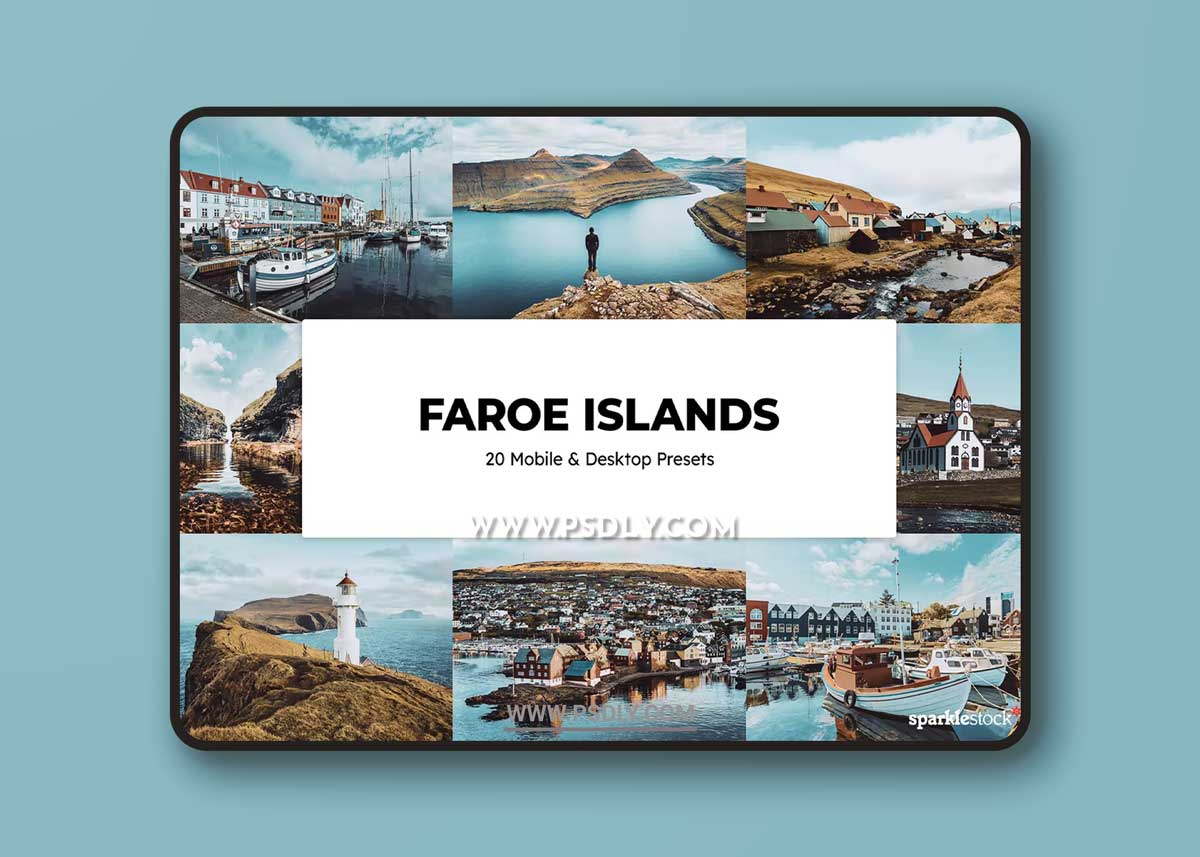 20 Faroe Islands Lightroom Presets and LUTs 6KCNETD