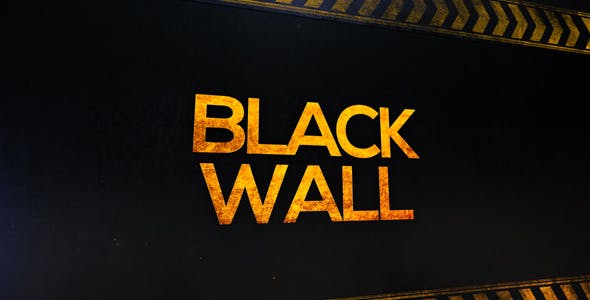Videohive Black Wall 3932749