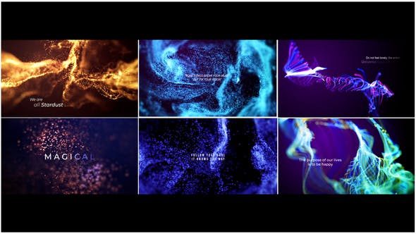 Videohive Abstract Titles | Particles 34626378