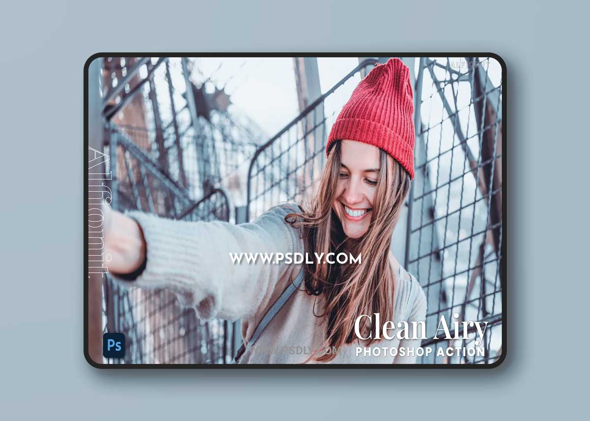 Clean Airy Photoshop Action