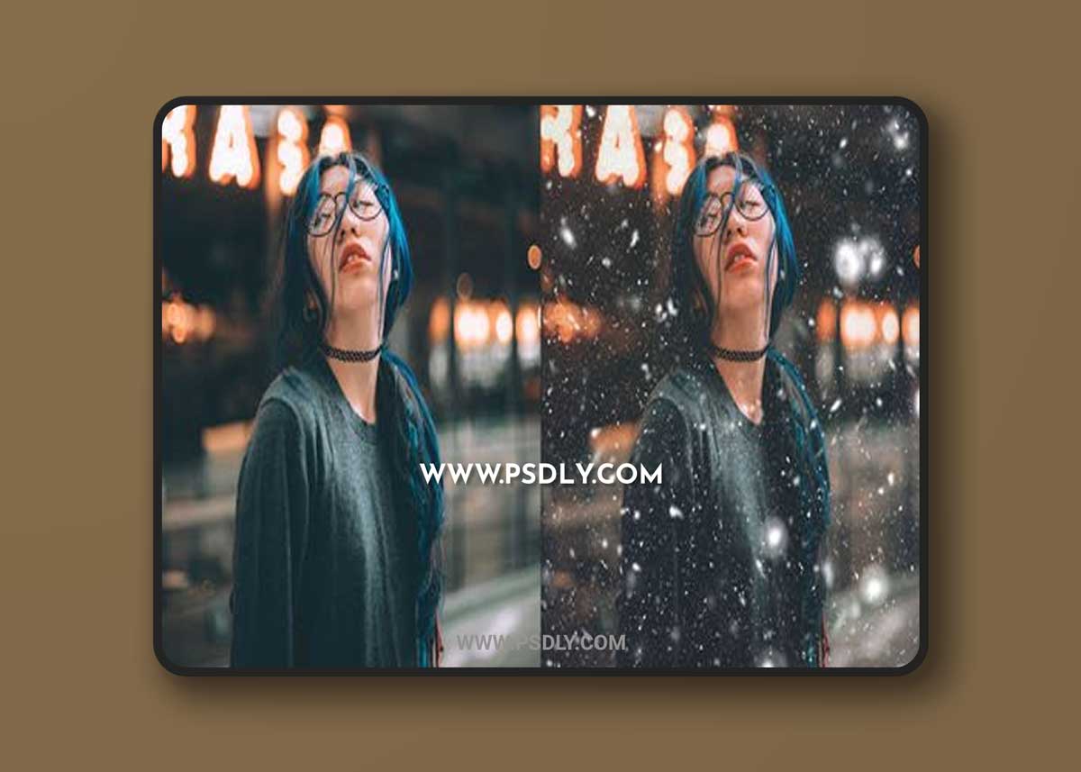Cool Realistic Falling Snow Effect for Photoshop Vol.2 + TutorialCool Realistic Falling Snow Effect for Photoshop Vol.2 + Tutorial