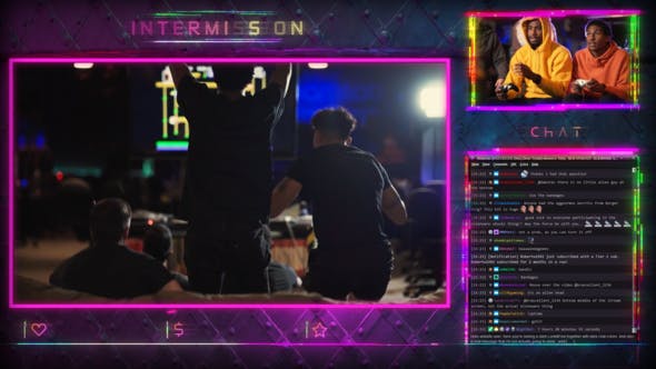 Videohive Neon Stream Package 35014129