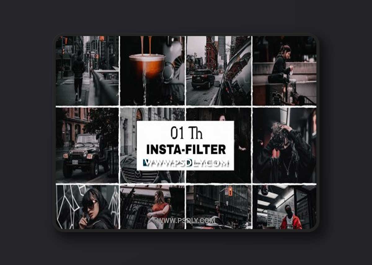Insta Filter 01Th - Black Photoshop & Lightroom