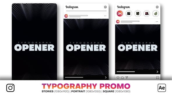 Videohive Instagram Typography Promo 35118760
