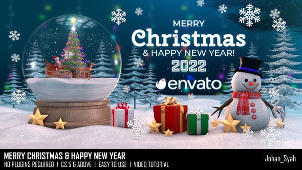 Videohive Merry Christmas & Happy New Year 34931796