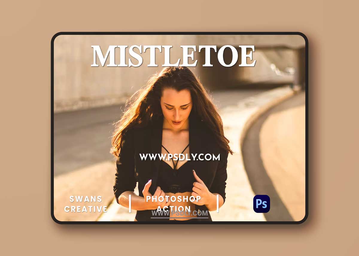Mistletoe Photoshop Action