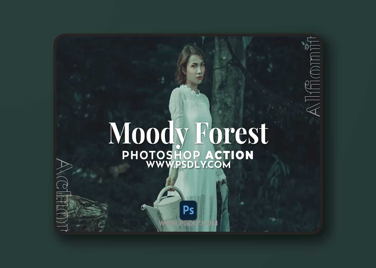 Moody Forest Photoshop Action