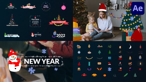 Videohive Christmas Titles And Animations for After Effects 35377685