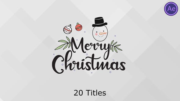 Videohive Christmas Title | LowerThird 4K 25295498