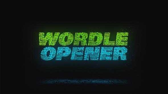 Videohive Wordle Opener 21008923