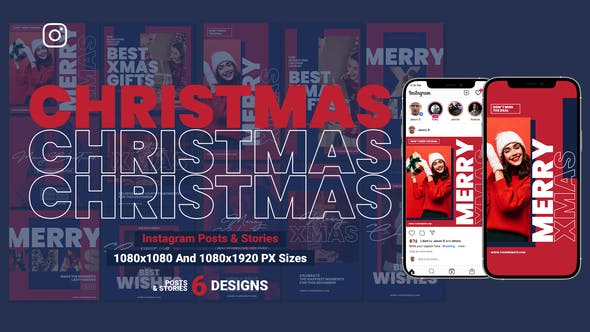 Videohive Merry Christmas Instagram Template B202 34967623