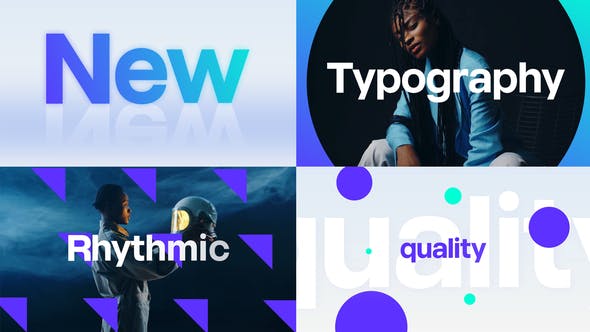 Videohive Bluebird Typography Opener 35302500