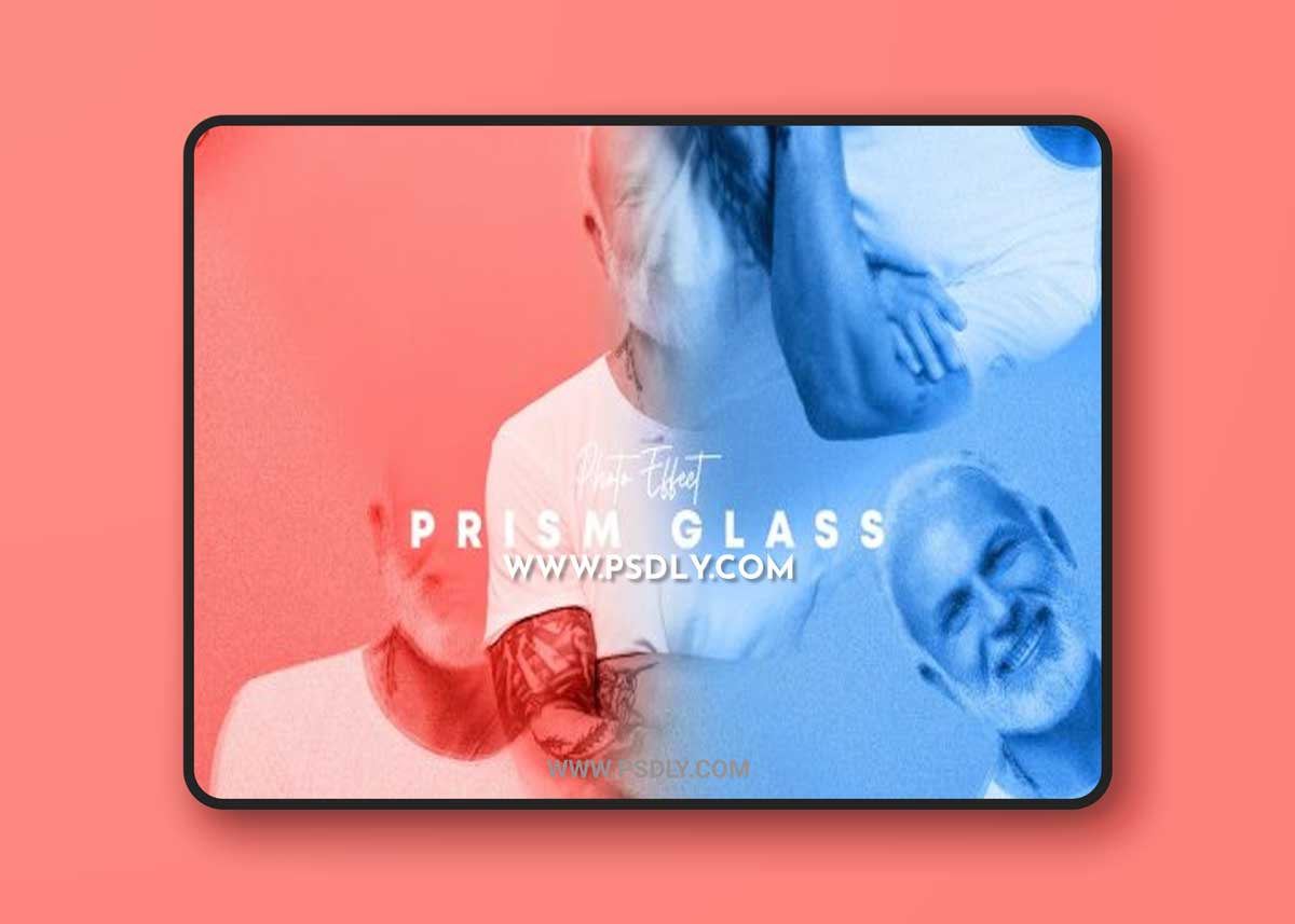 Prism glass photo effect