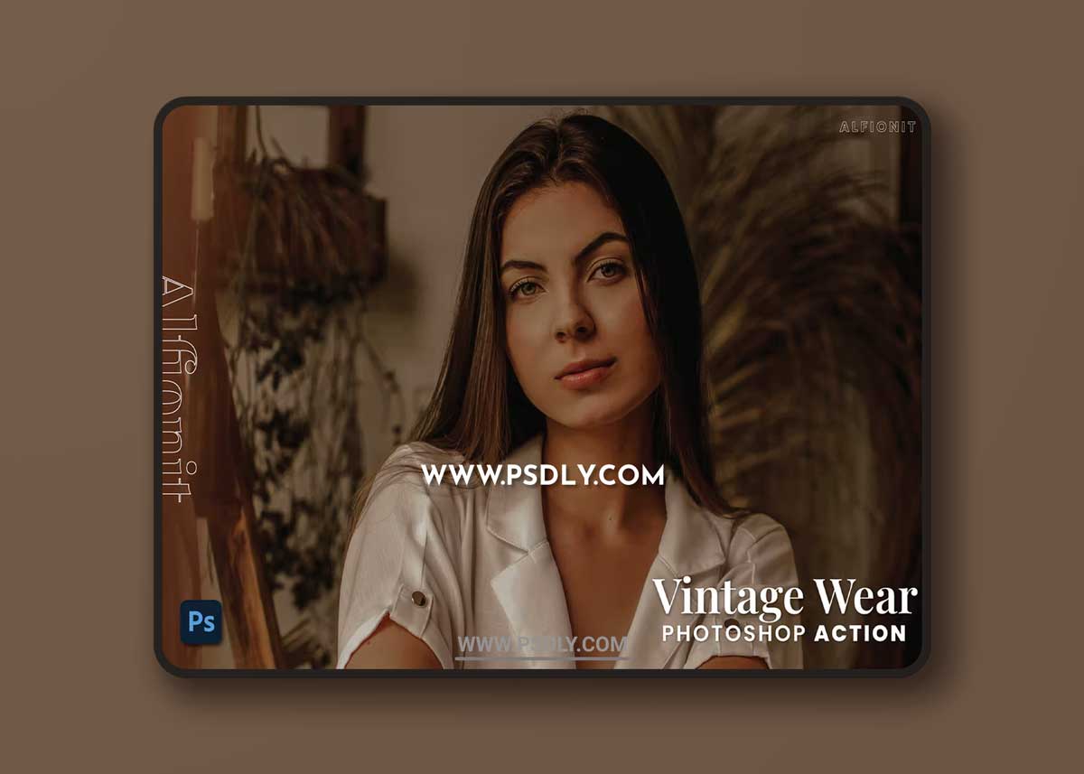 Vintage Wear Photoshop Action