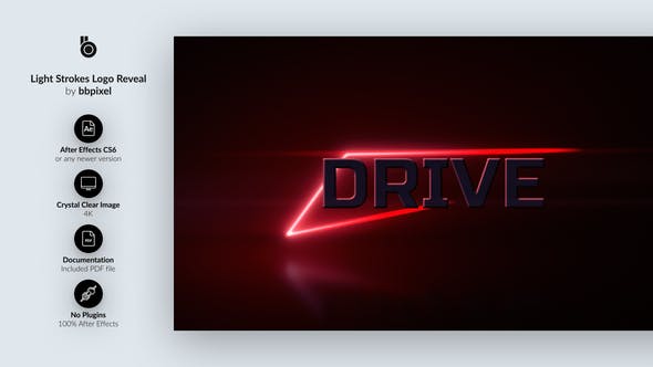 Videohive Light Strokes Logo Reveal 34743821