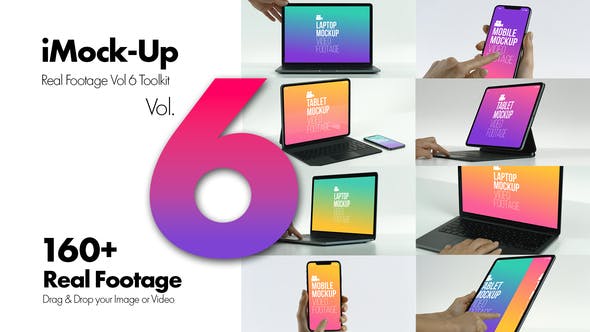 Videohive - iMock-Up Real Footage Vol 6 Toolkit - 34577653