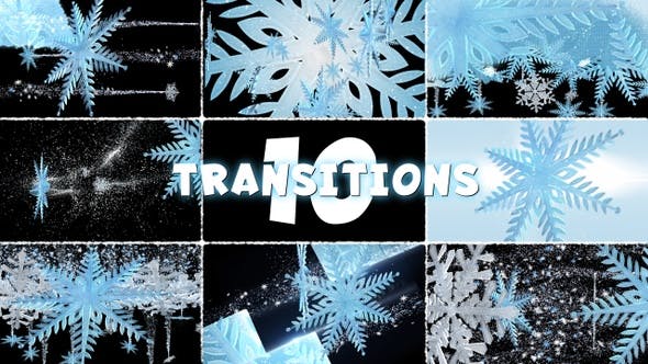 Videohive Winter Transitions Pack 29771012