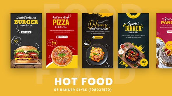 Videohive Food Sale Instagram Stories 35334017