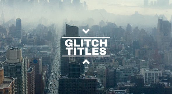 Videohive Glitch Titles Pack 13709491