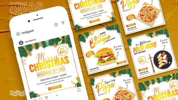 Videohive Food Christmas Sale Template 35114751