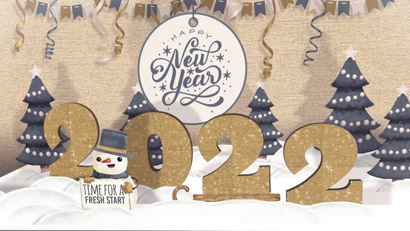 Videohive New Year Pop Up Card 34936868