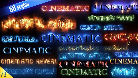 Videohive 50 Cinematic Text Styles 16993384