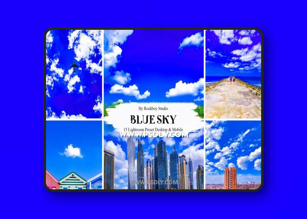 15 Blue Sky Lightroom Presets
