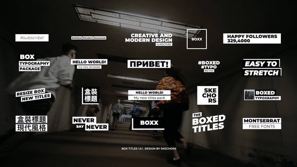 Videohive Box Titles | After Effects 35564883