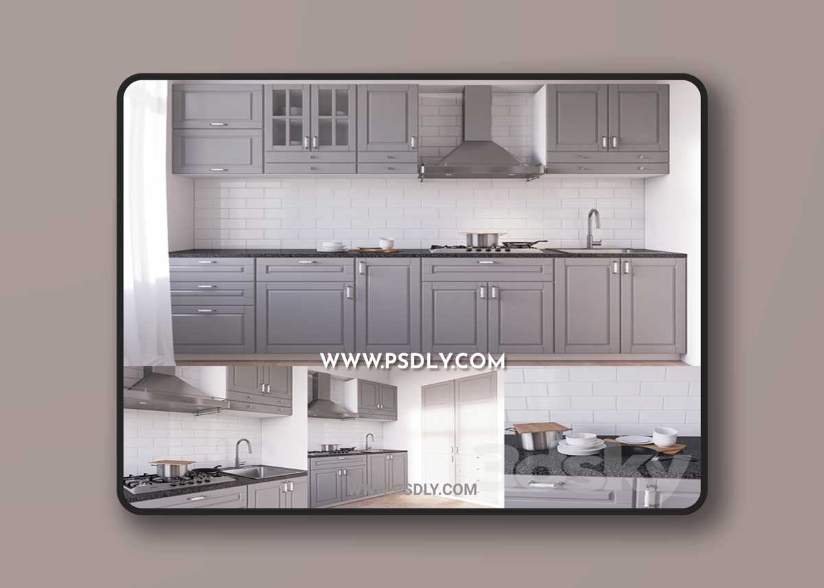 BODBYN Kitchen 3D Model 1 BODBYN Kitchen 3D Model