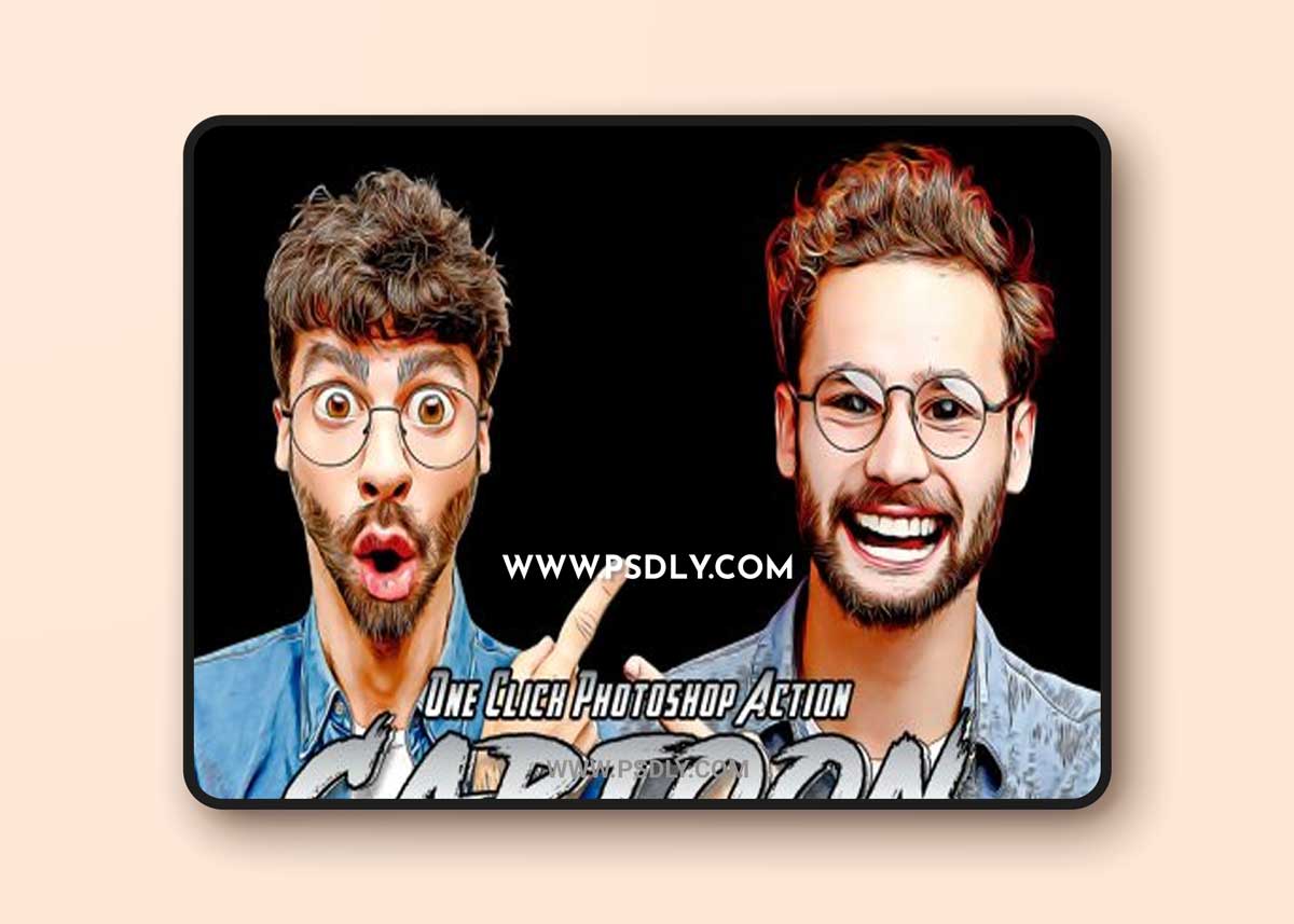 Cartoon Painting Effect Photoshop Action