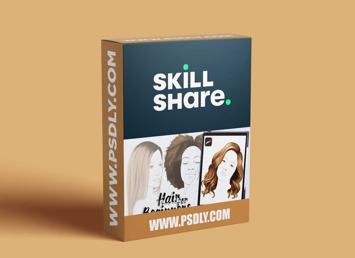 Drawing Hair in Procreate: How to Paint Hair for Beginners