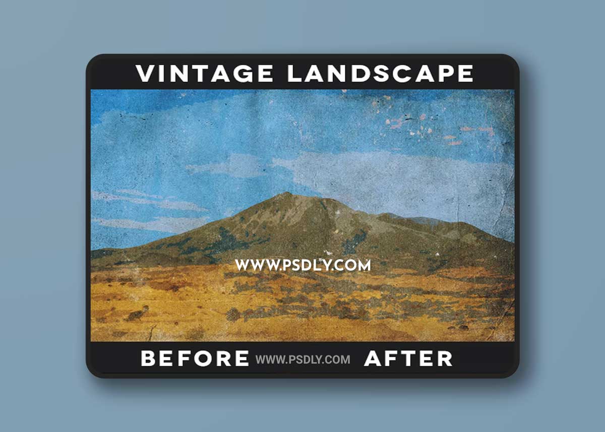 GraphicRiver - Vintage Landscape Poster Action 20607613