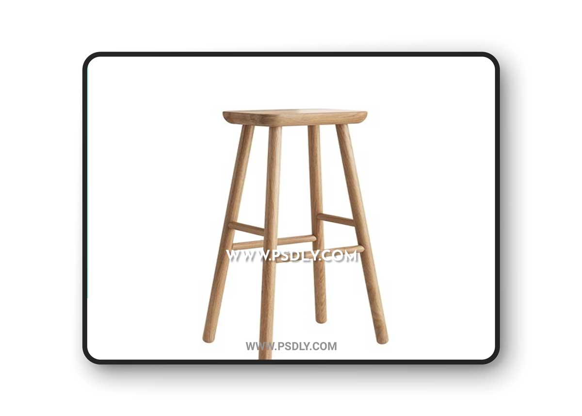 Jasper Bar Stool by Liqui Contracts 3D Model