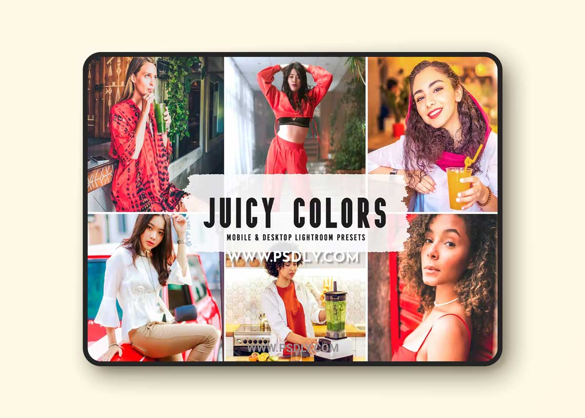 Juicy Colors Mobile & Desktop Lightroom Presets X99Y2MW