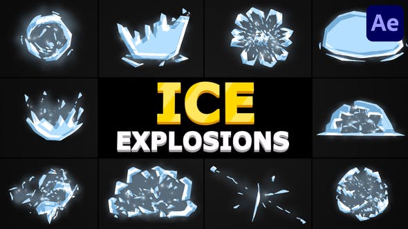 Videohive Ice Explosions | After Effects 35567857