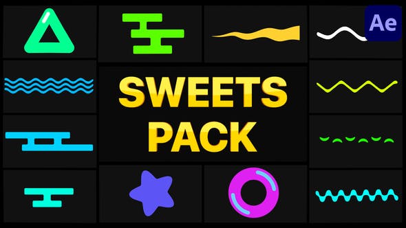 Videohive Sweets Pack | After Effects 35479189