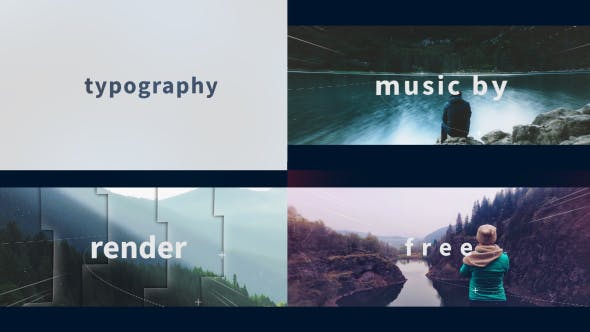 Videohive Typography Parallax 20106835