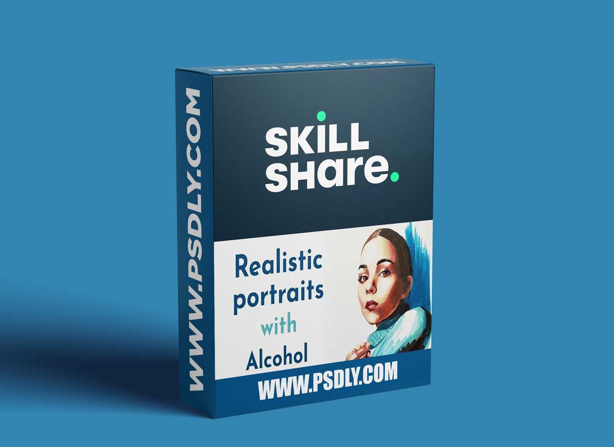 Realistic portraits with alcohol markers