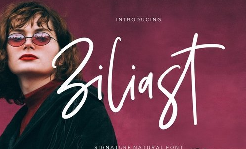 Ziliast Signature Natural Font