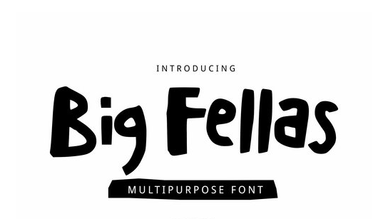 Big Fellas Cute Font 3093270