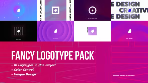 Videohive Fancy Logotype Pack 35835773