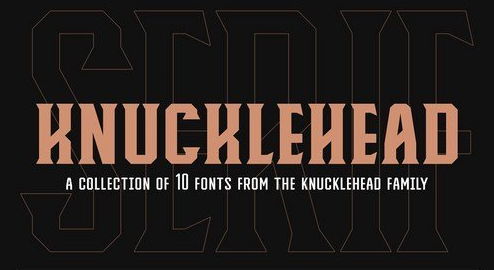 Knucklehead Serif Vintage Font 4728694