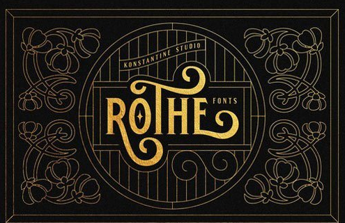 ROTHE - Vintage Luxury Font 2445803