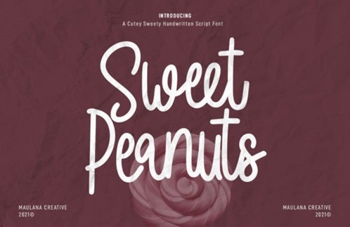 Sweet Peanuts Font