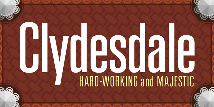 Clydesdale Font Family - 5 Fonts