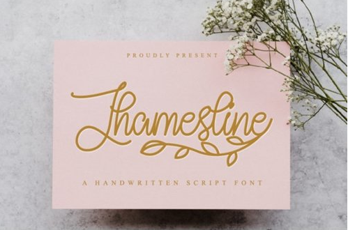 Jhamesline Font