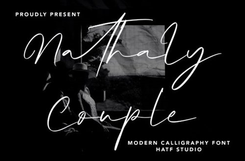 Nathaly Couple Font 1 Nathaly Couple Font