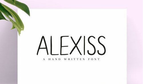 Alexiss Sans Serif Font