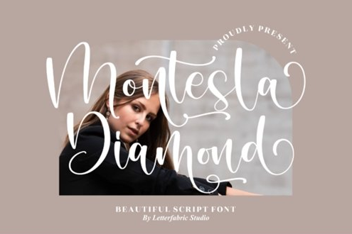 Montesla Diamond Font 1 Montesla Diamond Font